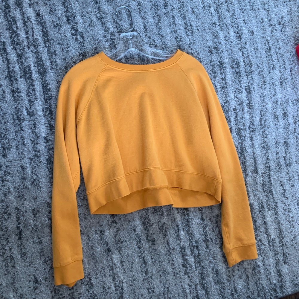 Basic crop long-sleeve